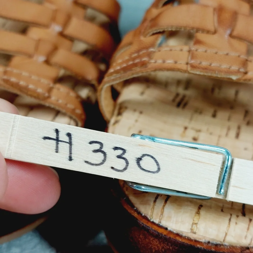 New KORKS Marley Tan Strappy Wedge Sandal H330 - Picture 11 of 11